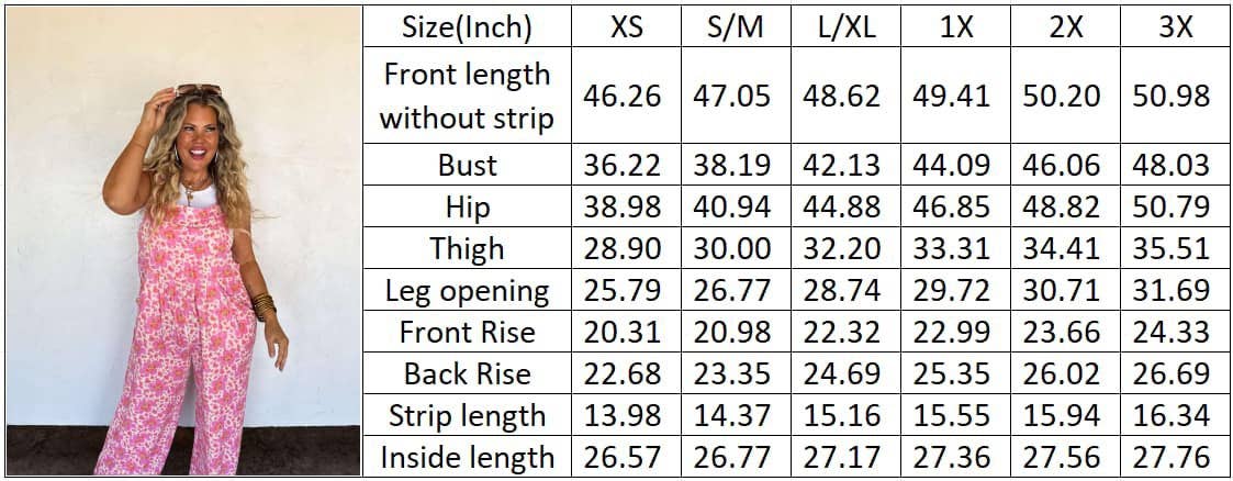 BLAKELEY - Wholesale Overalls - Women's - 2ND CUT- CASSIDY FLORAL BOHO OVERALLS3