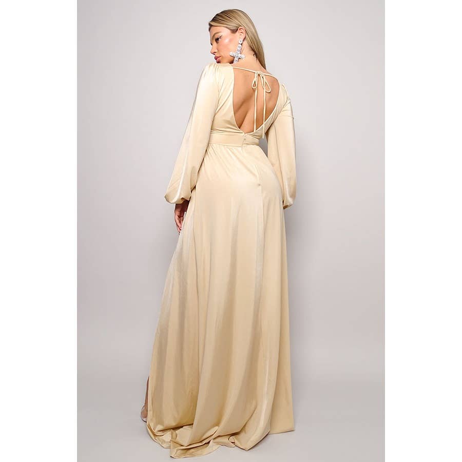 CEFIAN FASHION - Venta al por mayor Vestido de fiesta - Mujer - VESTIDO DE PRINCESA CON CINTURA IMPERIAL DE ELSA11