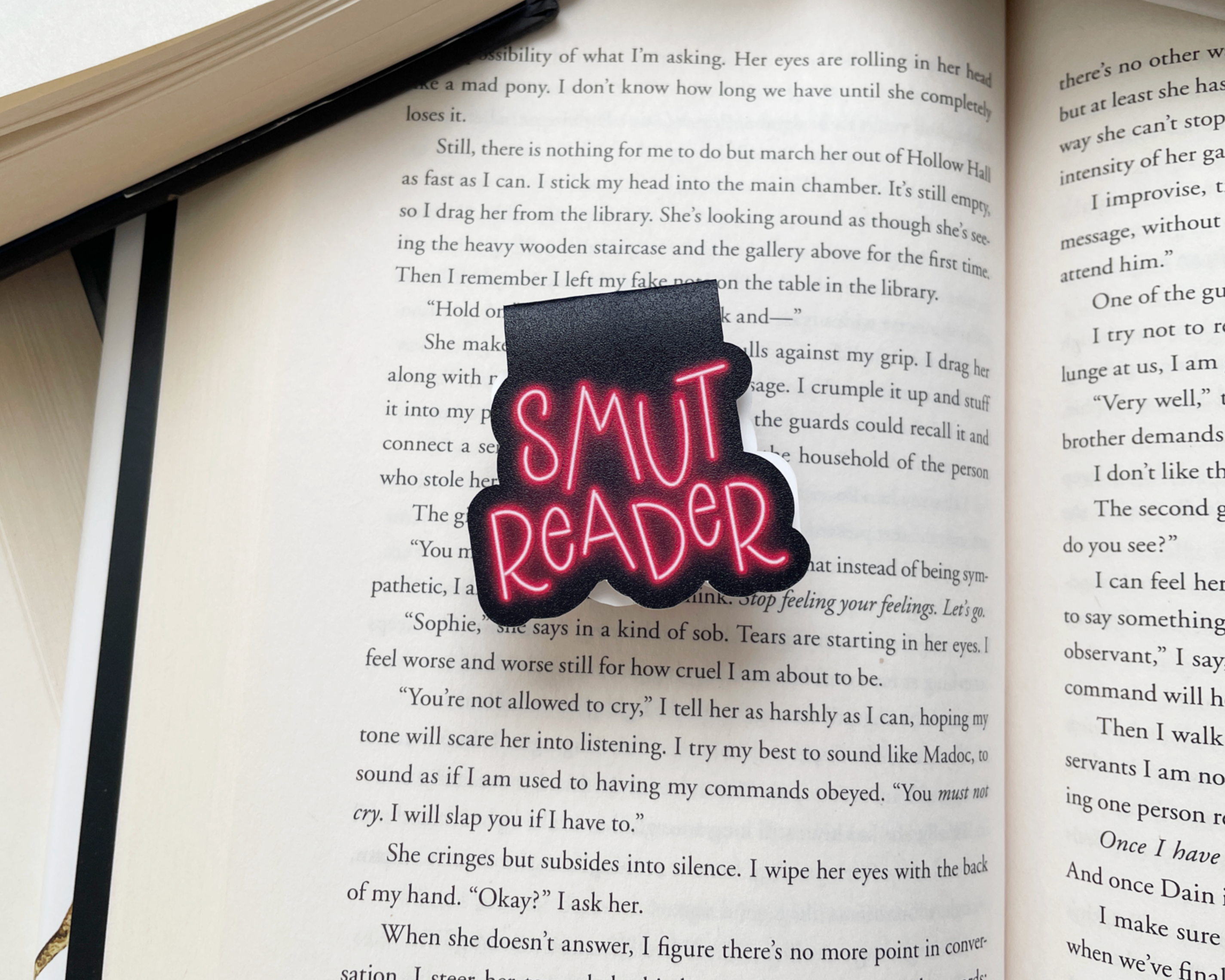 The Peachy Polka Dot - Wholesale Bookmark - Smut Reader magnetic bookmark3