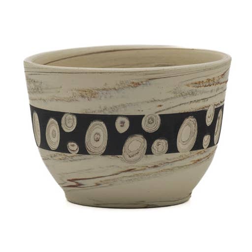 Chávena Japonesa - 堀田 拓見 Takumi Hotta - Mizutama Nerikomi Tokoname-yaki Yunomi - 110ml por atacado de Tezumi