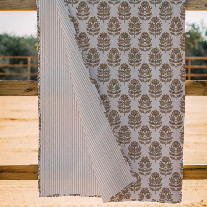 Genevieve Neutral Quilt for wholesale by Ida Mae Home