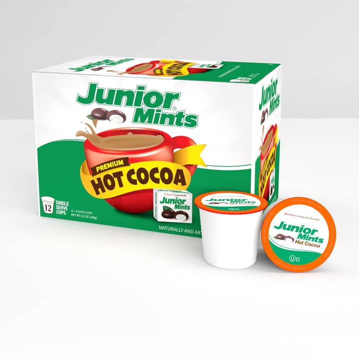 Two Rivers Coffee - Wholesale Hot Cocoa Mix/Kit - Tootsie Roll Junior Mint Hot Cocoa Pods