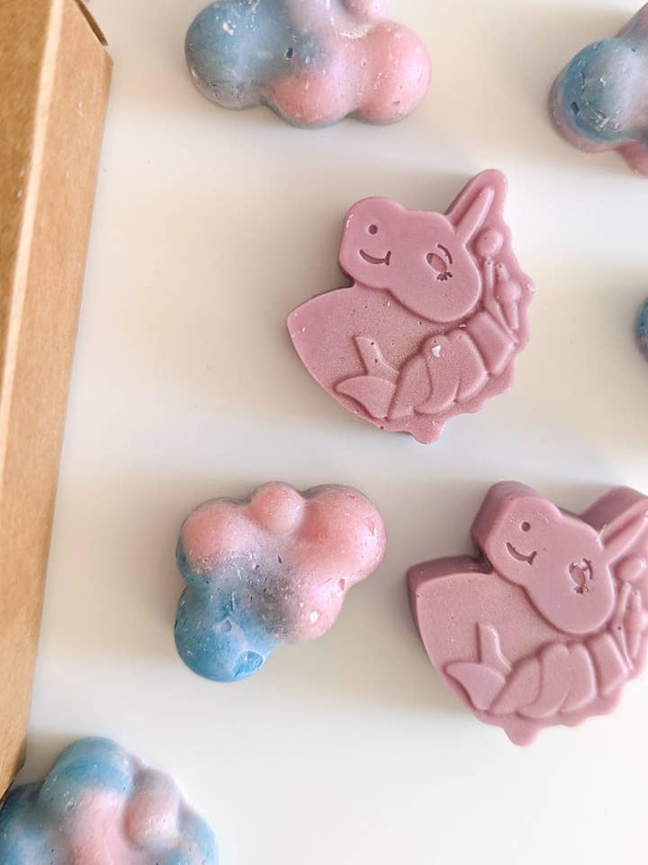 Fondente di cera Sogno di Unicorno - Cera profumata - Fragranza fruttata arcobaleno per la vendita all'ingrosso da parte di Oh Sweet Candles