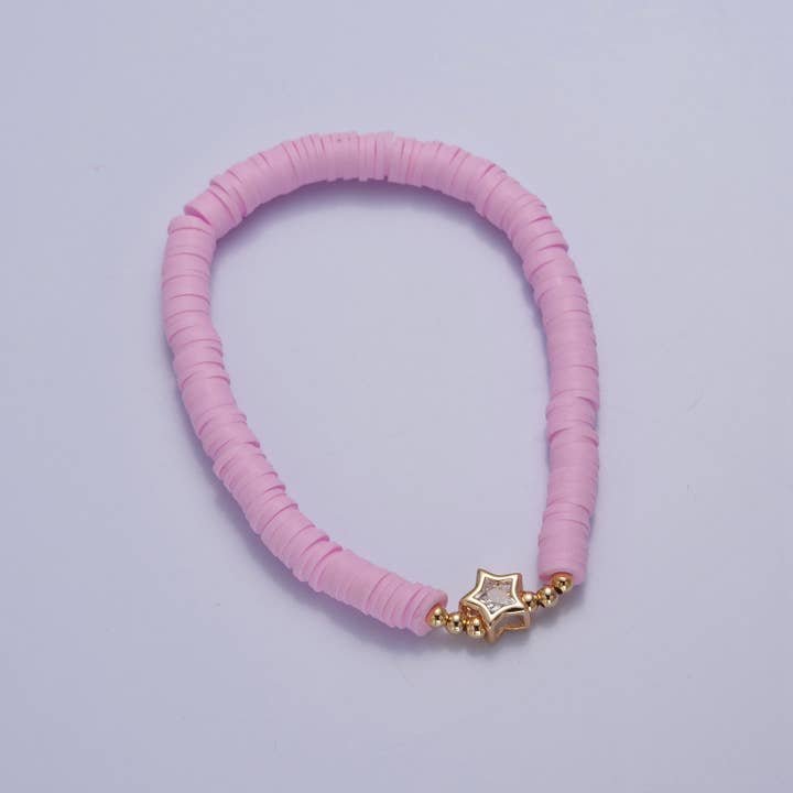 Aim Eternal - Wholesale Beaded Bracelet - Celestial Star Surfer Heishi Bracelets for Women Stackable1