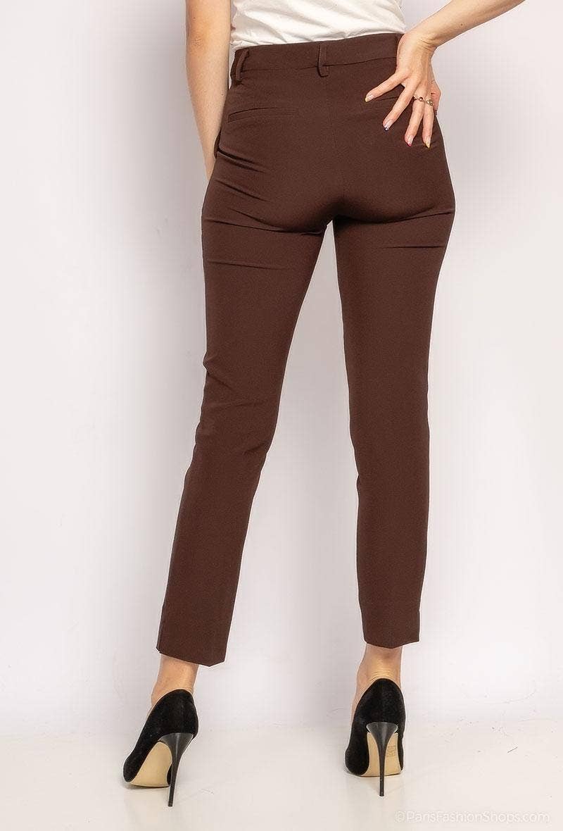 Attentif Paris – wholesale Pants – Women's – [Timeless] High-waisted cigarette pants40