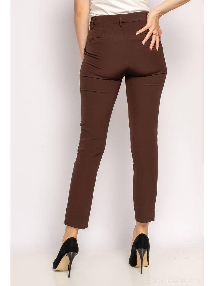 Attentif Paris - Wholesale Broek - Dames - Attentif Paris tijdloze high-waisted sigarettenbroek40
