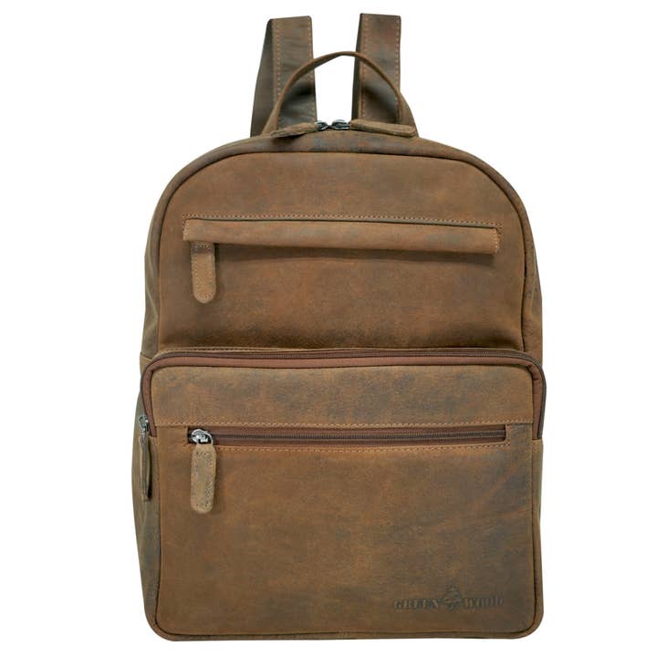 Seth City Backpack Men's Leather Daypack Women's Modern A4 for wholesale by Greenwood