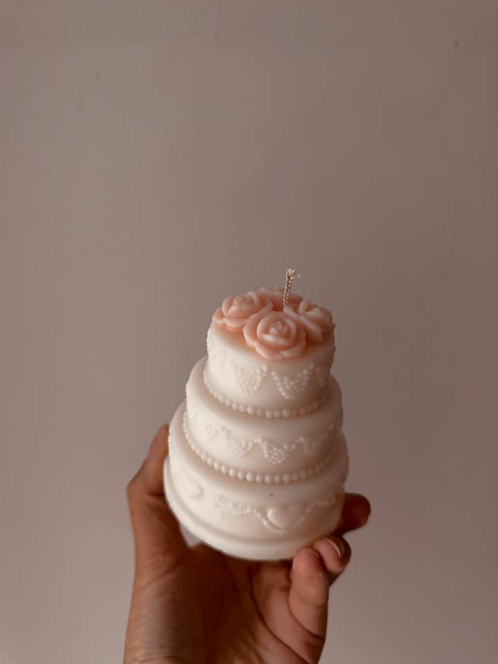 Bryllupskage lys for engroshandel hos My Milky Candle