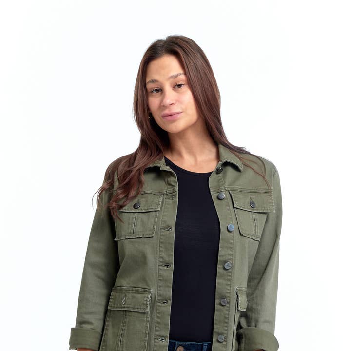 Wholesale olive utility jacket for your store Wholesale olive utility jacket for your store