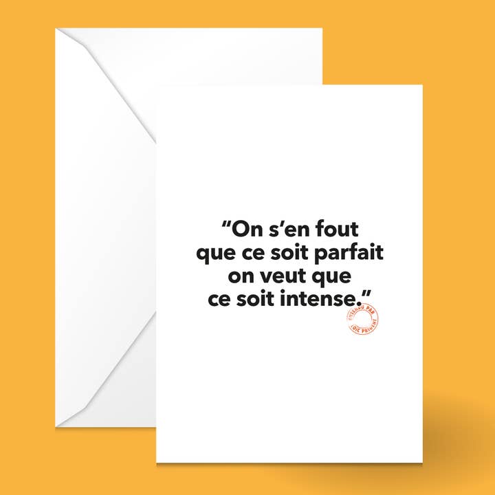 Postkarte Doppelumschlag LOIC PRIGENT 25 WE DON'T CARE für den Großhandel von Image Republic