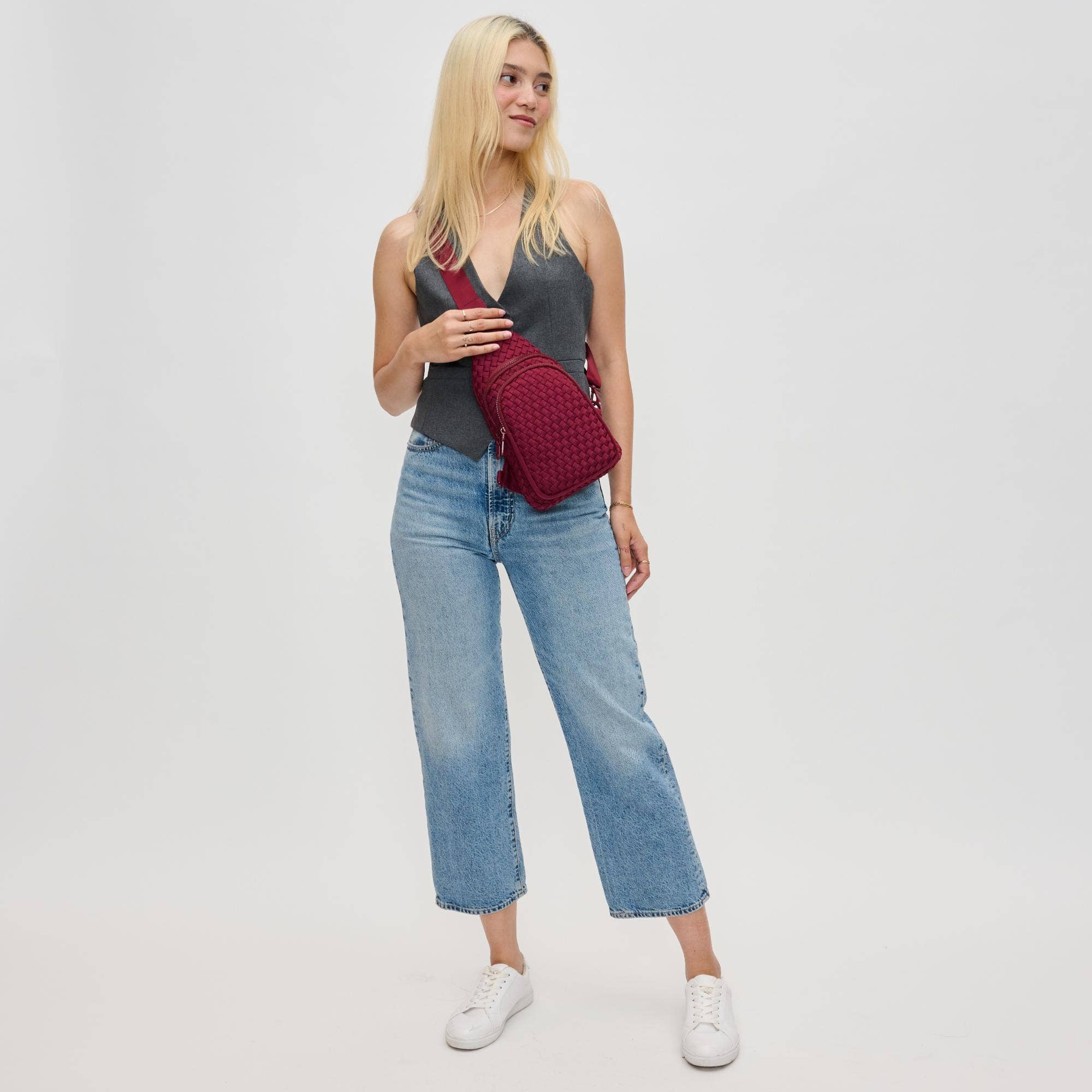 Sol and Selene - Vendita all'ingrosso Zaino - Donna - Zaino a tracolla in neoprene intrecciato Oltre l'Orizzonte115