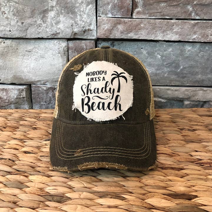 BohoGroove - Wholesale Trucker Hat - Women's - Nobody Likes a Shady Beach
