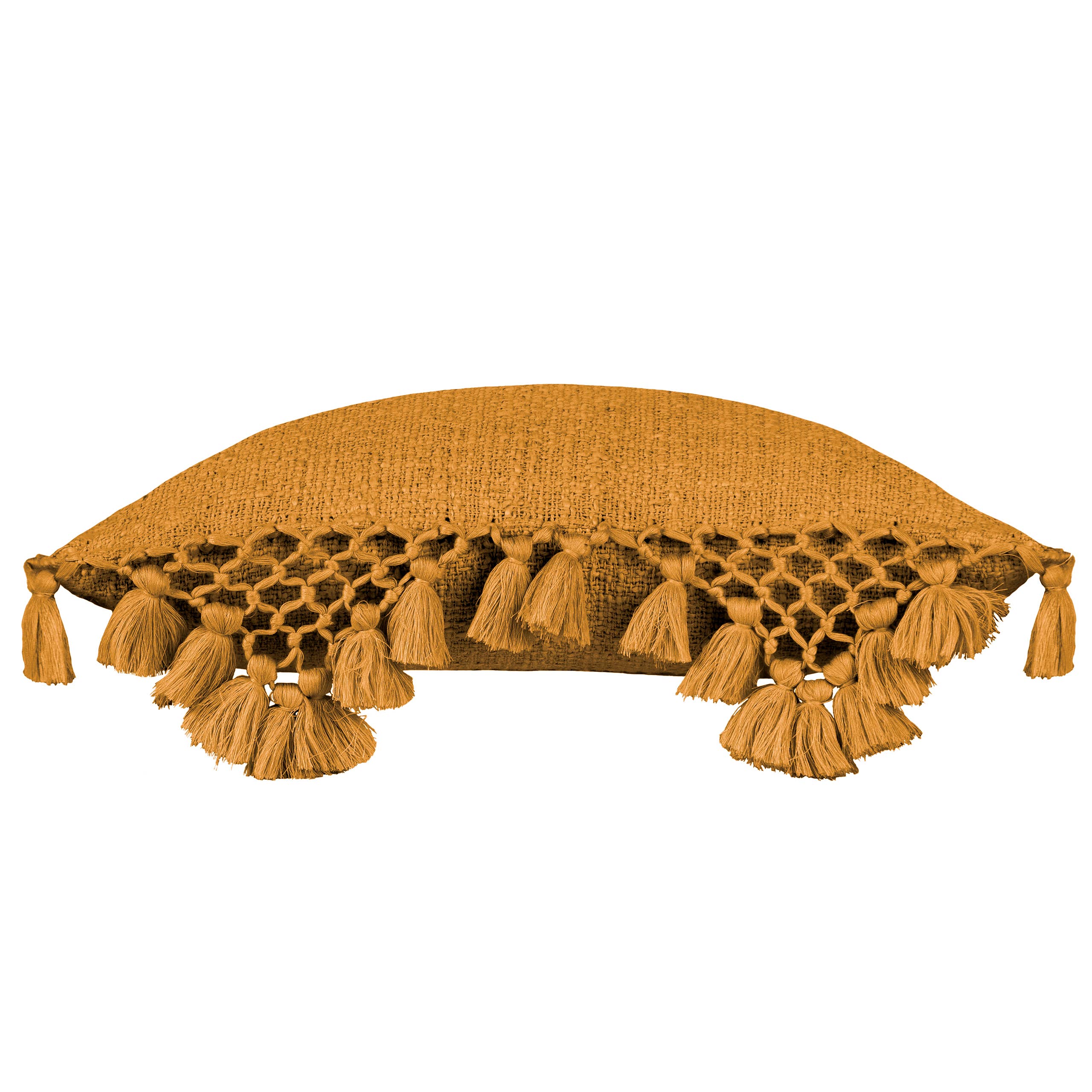 Gengibre Almofada Anko Macramé Tassel Trim Gengibre para venda a revendedores na Faire1