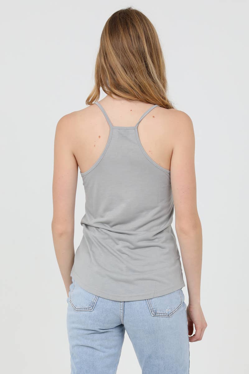 ANGIE - Vente Caraco – femme - DÉBARDEUR CAMISOLE À OURLET ARRONDI X2543-ASIS À DOS NAGEUR27