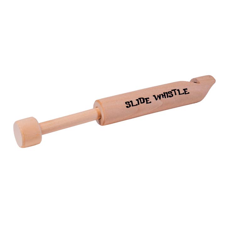 Toysmith - Wholesale Musical Toy - Kids & Baby - Neato! Wooden Slide Whistle, 6.5" Sealed Musical Toy, Retro
