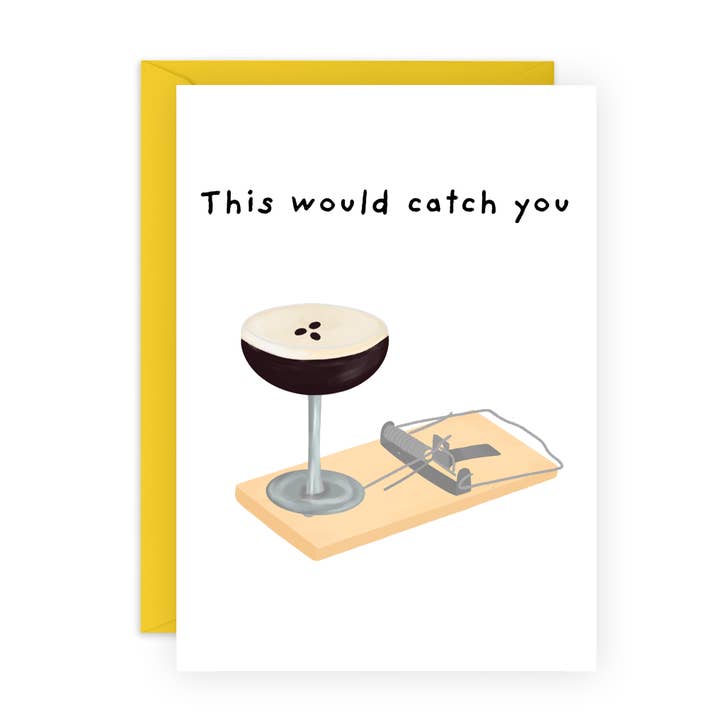 THIS WOULD CATCH YOU Funny Birthday Card for Him, Her for wholesale by Central 23 Cards