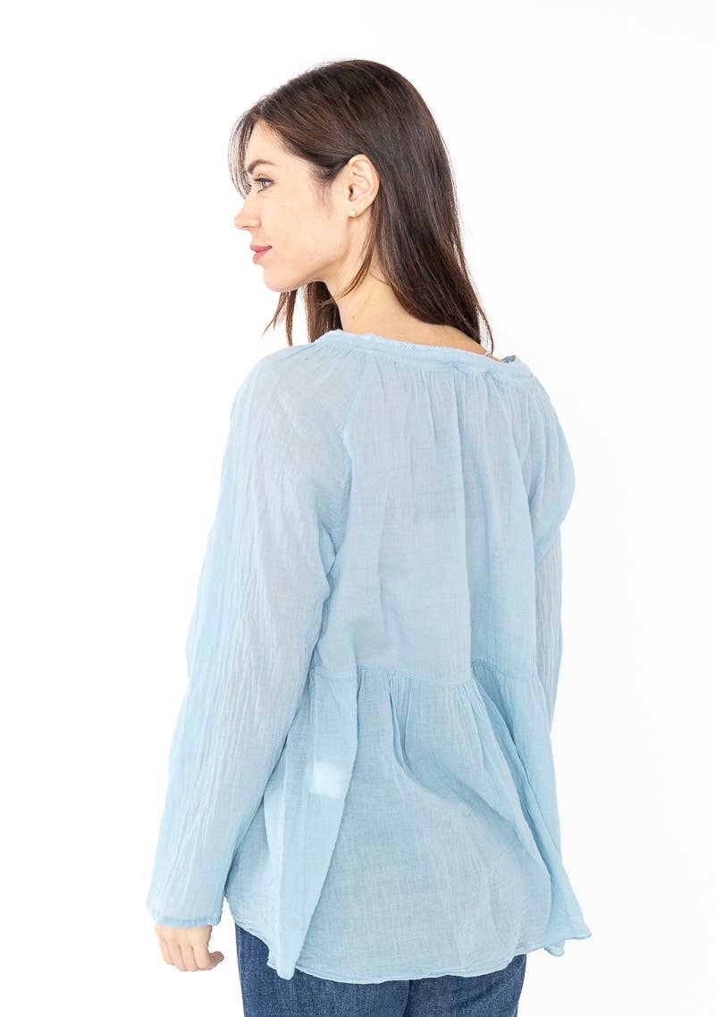 LINEN & COTTON HOUSE - Wholesale Blouse - Women's - 10074 SPRINT SUMMER CLOTHING COTTON BLOUSE12