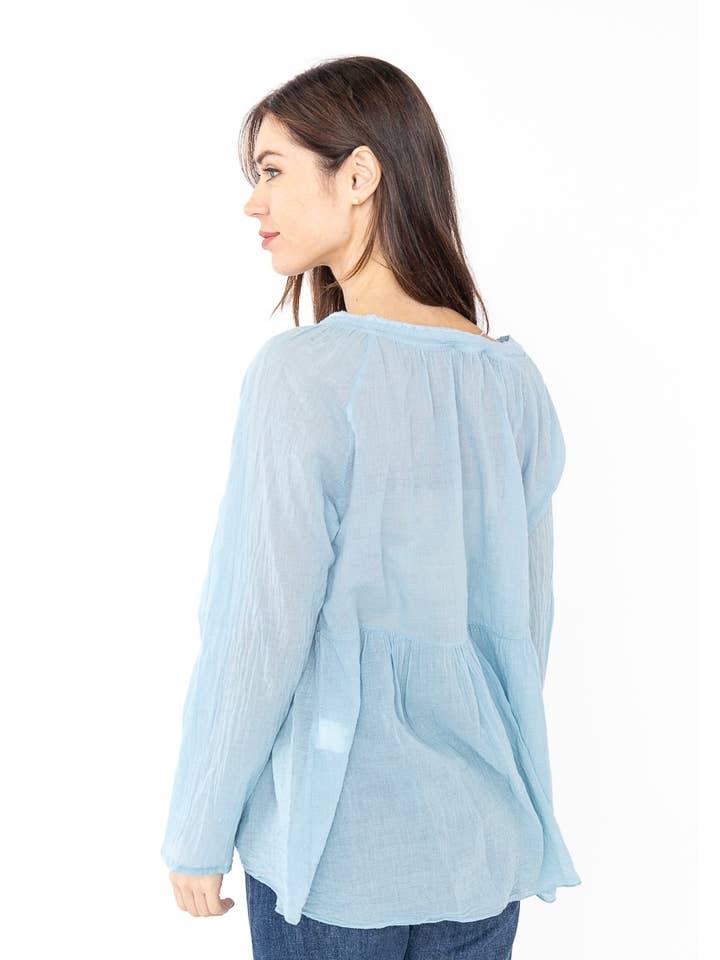 LINEN & COTTON HOUSE - Wholesale Blouse - Women's - 10074 SPRINT SUMMER CLOTHING COTTON BLOUSE12