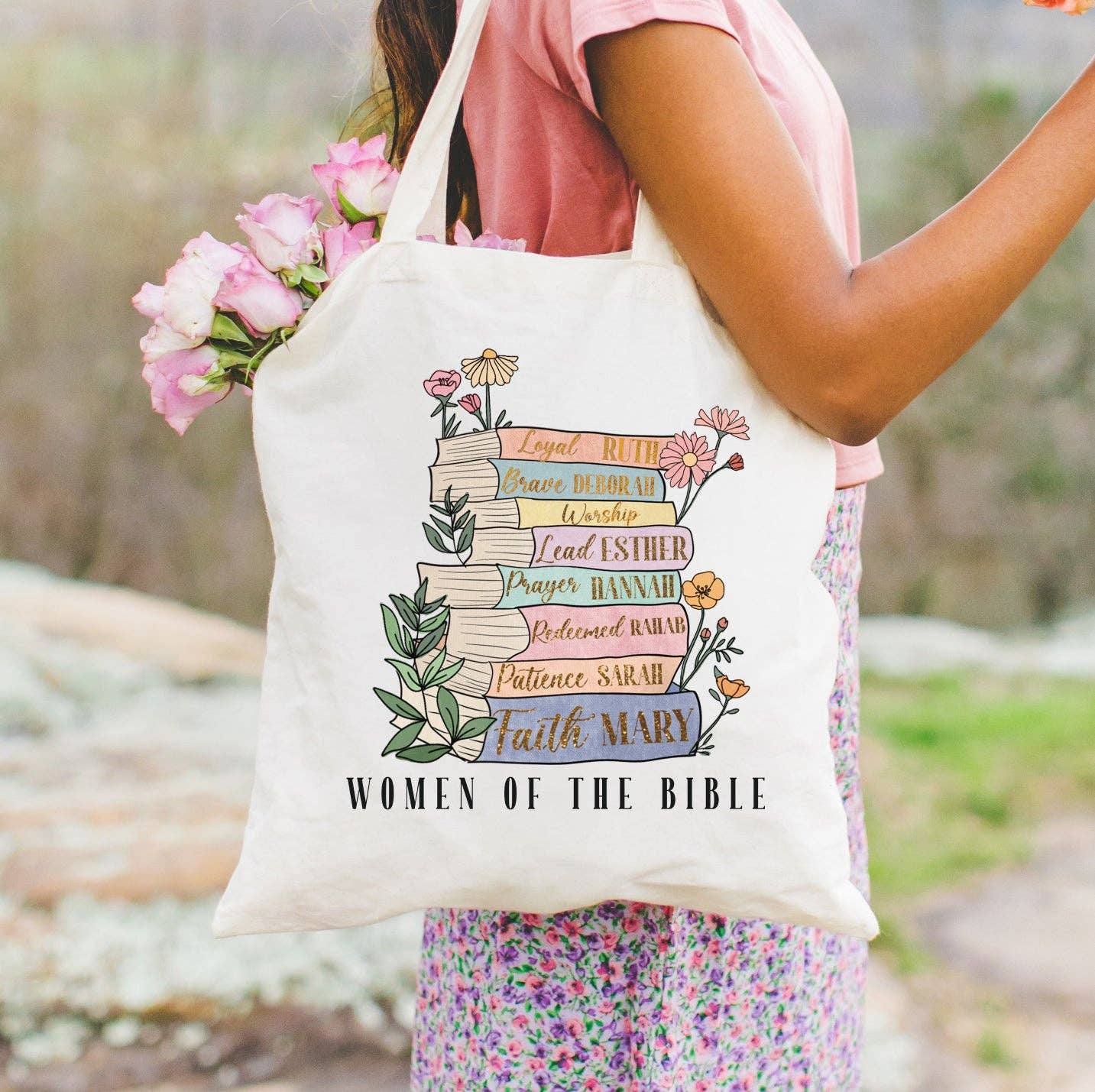 Dwell Apparel - Wholesale Tote Bag - Women's - WOMEN OF THE BIBLE TOTE BAG1