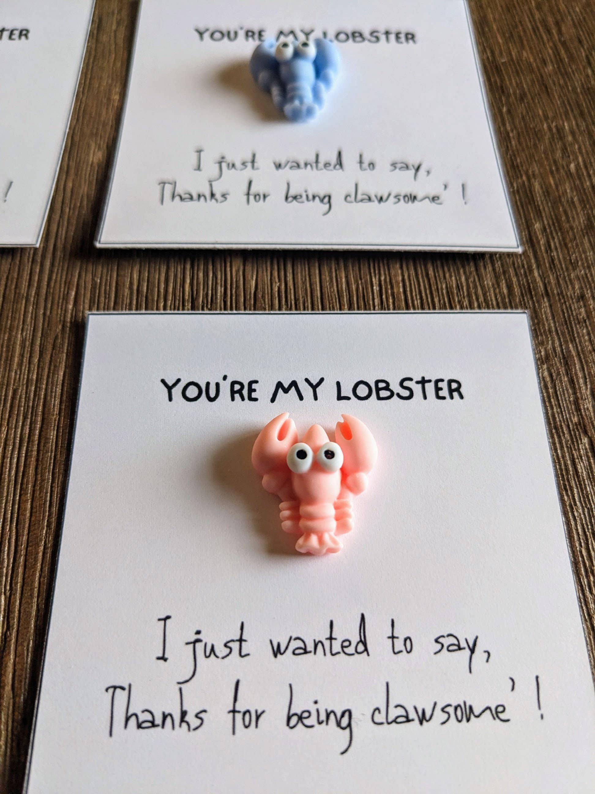 Uplifted Ink - Wholesale Love Card - Lobster Appreciation Love & Motivation Card2