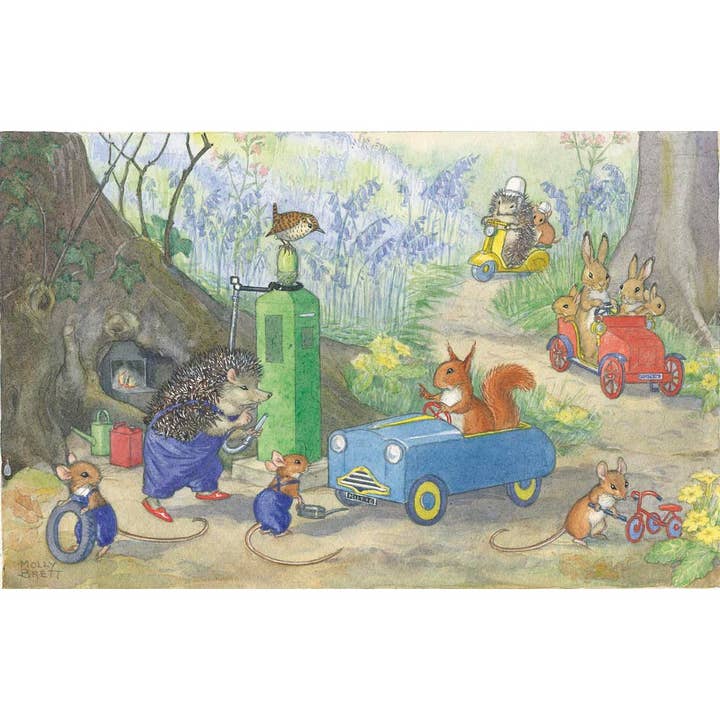 Garaje del Bosque por Molly Brett - Impresión Infantil para venta al por mayor de Ganymed Press