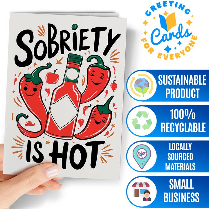 Greeting Cards for Everyone - Birthday Gifts - Wholesale Everyday Greeting Card - Sober Card - Sobriety Cards - Sobriety Gifts - GC2044