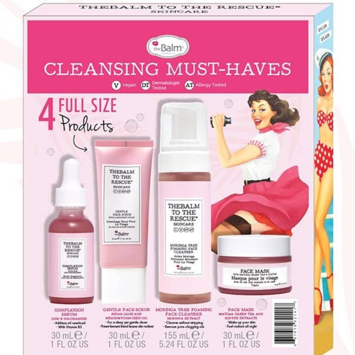 Cleansing Must-Haves Gift Set for wholesale by theBalm Cosmetics EU