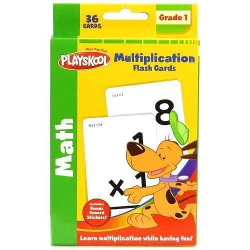 Party Expo, LLC - Wholesale Learning Cards - Kids & Baby - Math Education Toys - Playskool Multiplication Flash Card Set0
