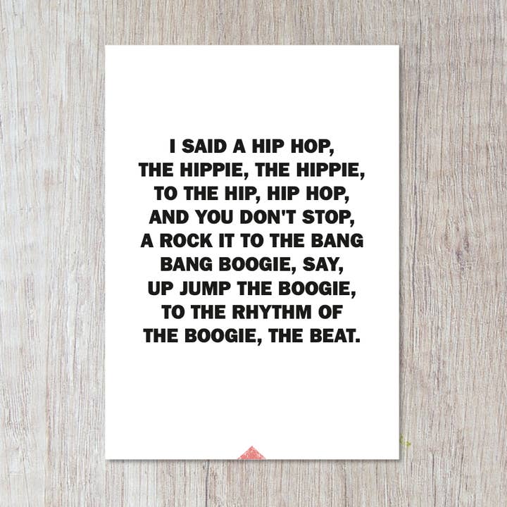 I Said A Hip Hop for wholesale by Momokin