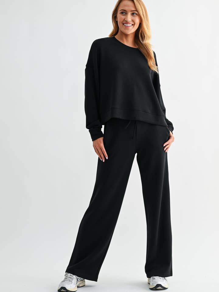 Mono B – Großhandel Sweatshirt – Damen – Laguna Pullover mit überschnittenen Schultern10