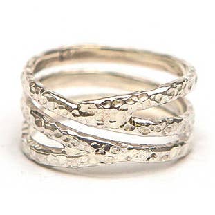 Fair Anita - Wholesale Band/Stacked Ring - Esperanza Sterling Ring0