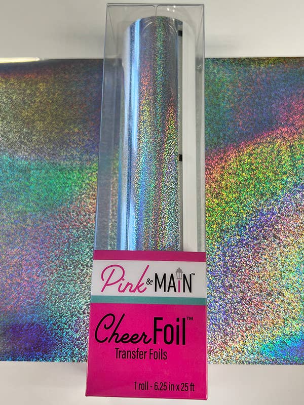 Cheerfoil argentato scintillante per la vendita all'ingrosso da parte di Pink and Main