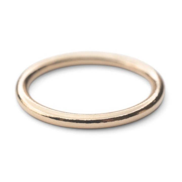 Anel Empilhável Gold Bold | 2mm por atacado de Rose Gypsy