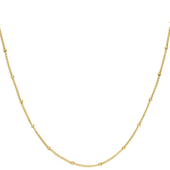 Simple Dots Necklace | 18K Gold Plated for wholesale by Schmuckgroßhandel