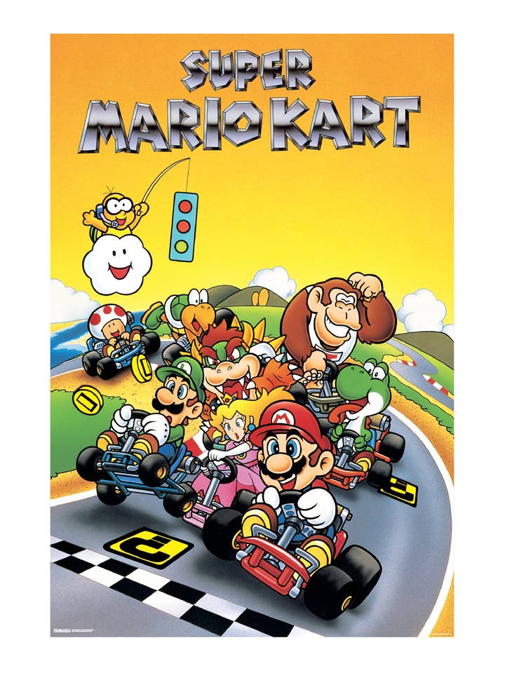 Super Mario Kart - Retro Poster for wholesale by Pyramid America