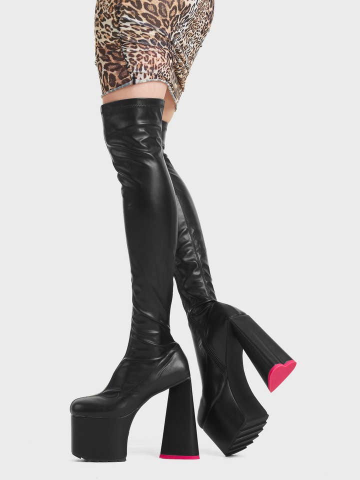 Seperate Platform Thigh High Boots for wholesale by LAMODA