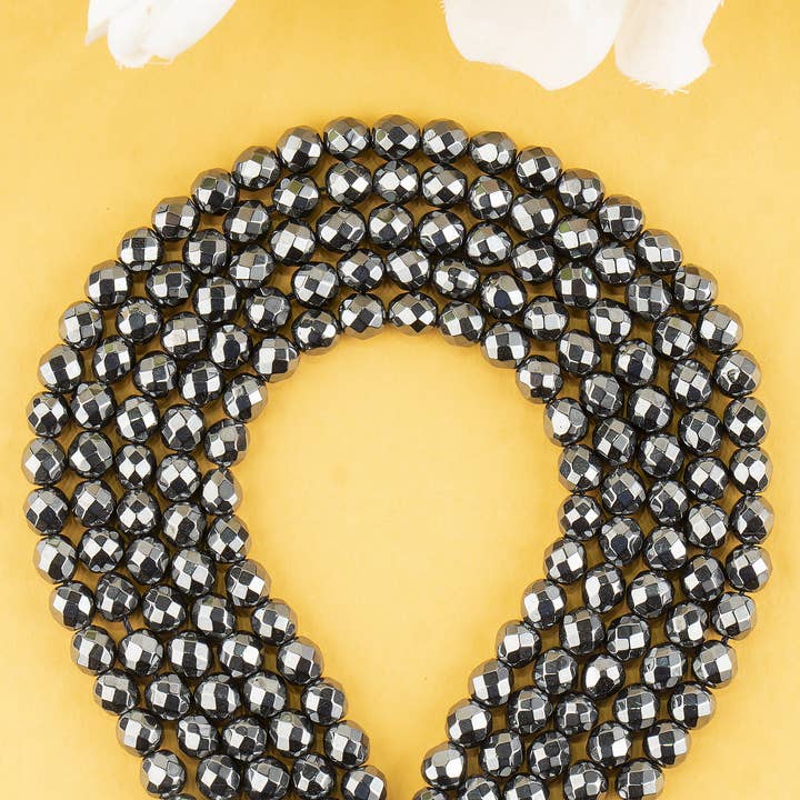 Soothing Crystals Beads - Wholesale Beads - Faceted Beads | Hematite | Crystal Beads for Jewelry10