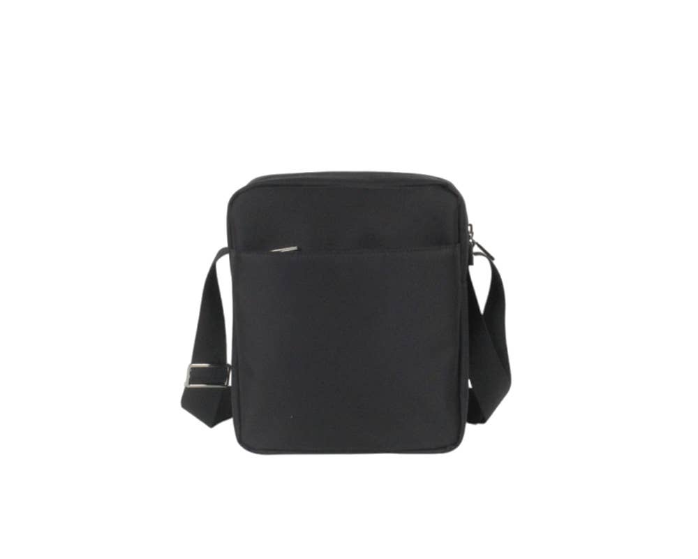 Black MEN'S SHOULDER BAG, NYLON for wholesale on Faire2