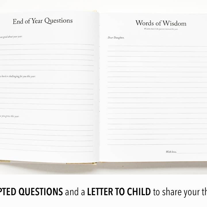 Duncan & Stone Paper Co. - Wholesale Journal/Diary - Dear Son Childhood Keepsake Book | Gift for Mom or Spouse