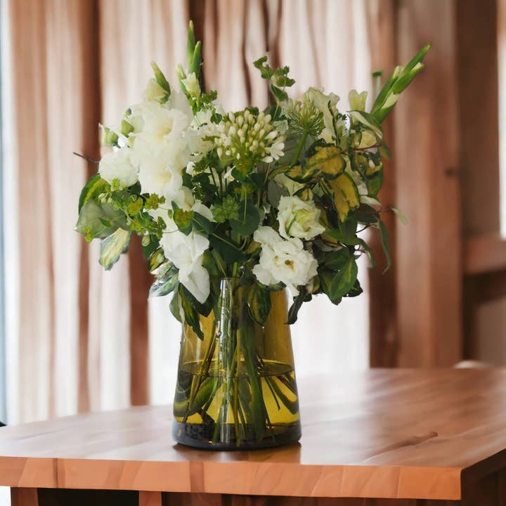 Moroccantastics - Wholesale Vase - Handmade Recycled Moroccan Glass Cone Vase - Le Verre Beldi2