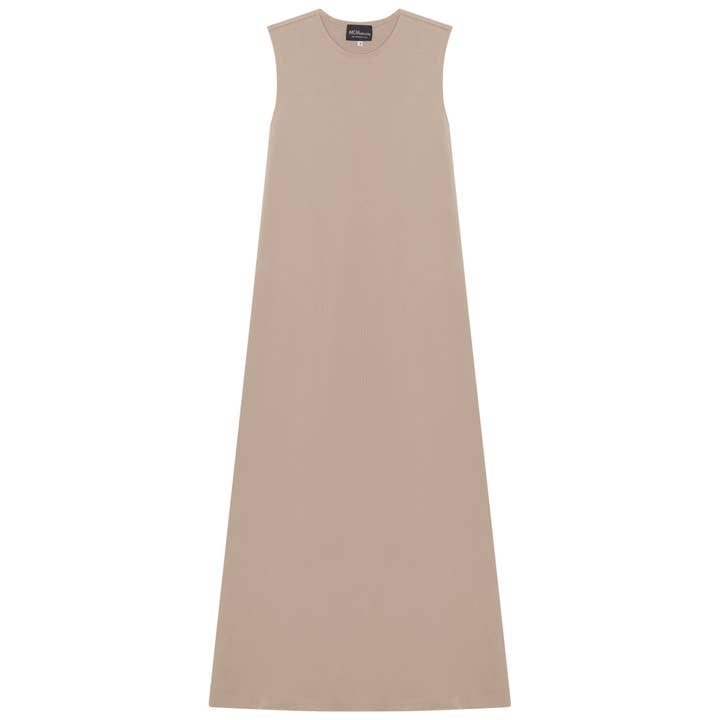 Hush.Shop – Vestido - Mulher por atacado – Vestido maxi com gola redonda A Line8