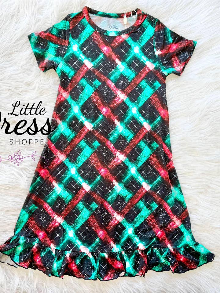 Pijamas de Bambú a Cuadros Navidad para venta al por mayor de Little dress shoppe