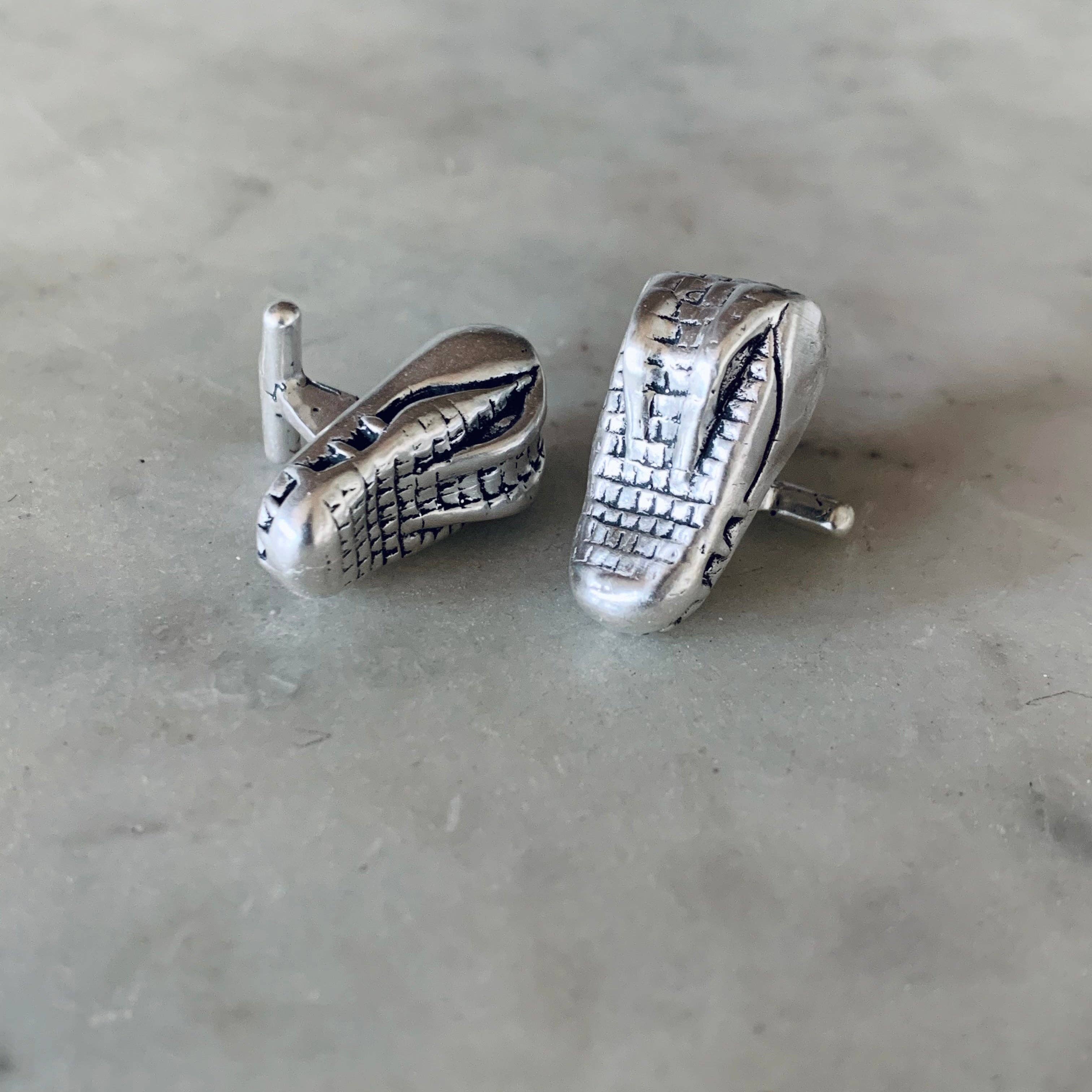 Mimosa Handcrafted - Wholesale Cufflinks - ALLIGATOR CUFFLINKS2