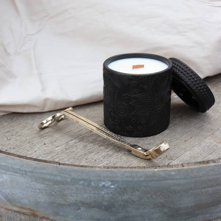 Luxury Candle - Beautiful Floral Design for wholesale by Katie Bee Waste Free