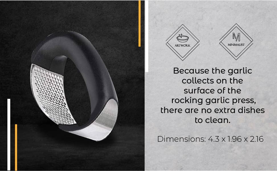 Choixe - Wholesale Kitchen Tool/Gadget - Multi-Functional Stainless Steel Garlic Press2