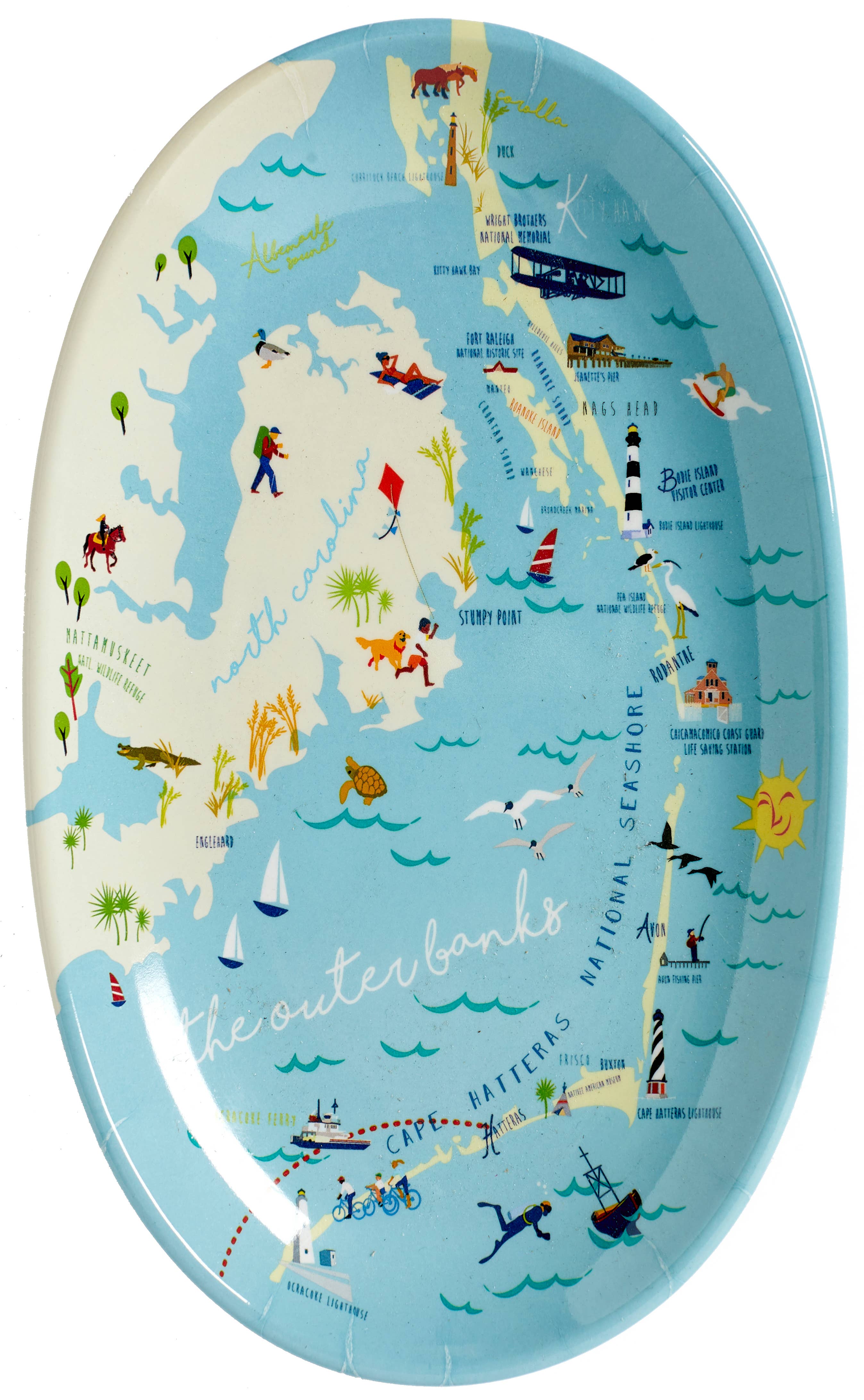 Outer Banks 8.5" Tidbit Tray for wholesale by Galleyware