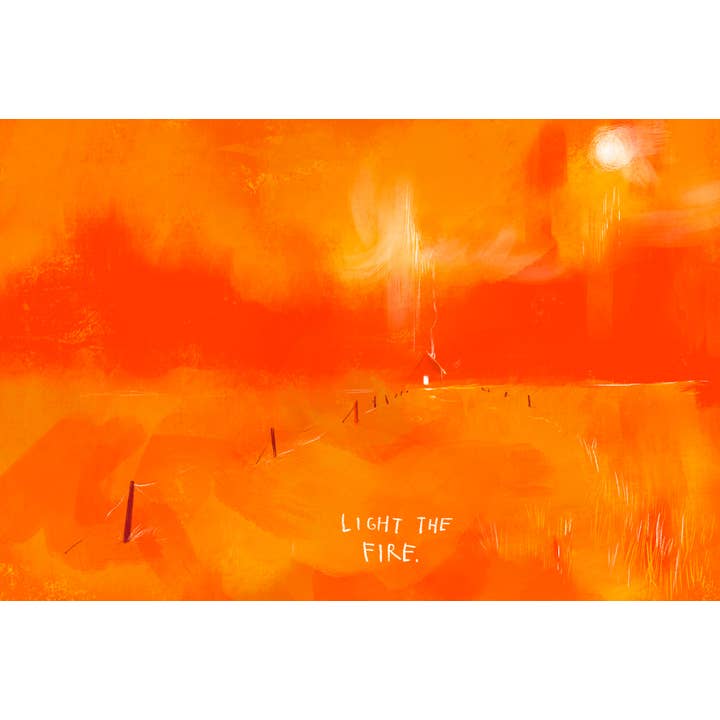 Light the Fire for wholesale by Sarah Horne Studio