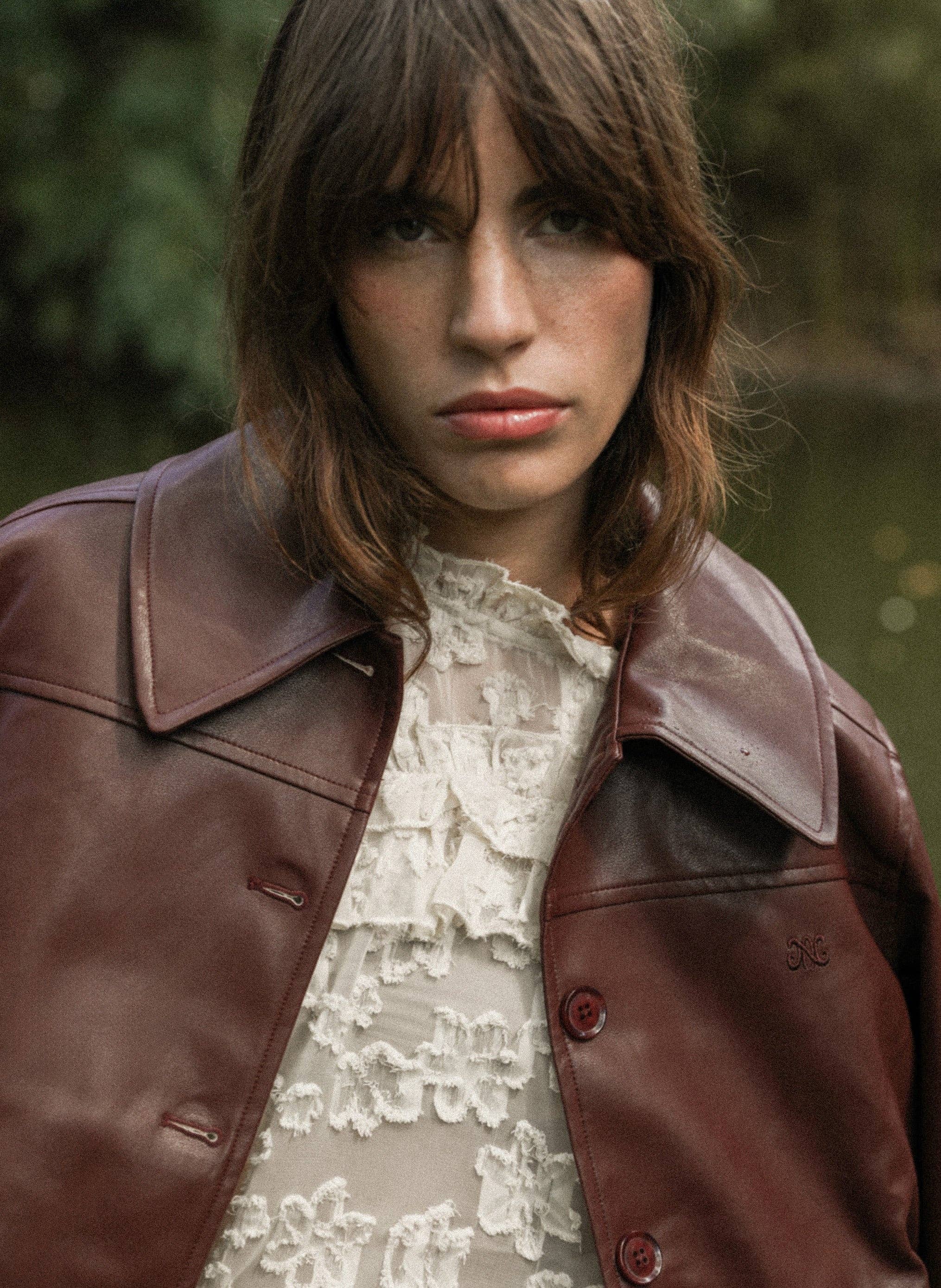 An'ge - Wholesale Jacket - Women's - CLAUDIANE JACKET wine1