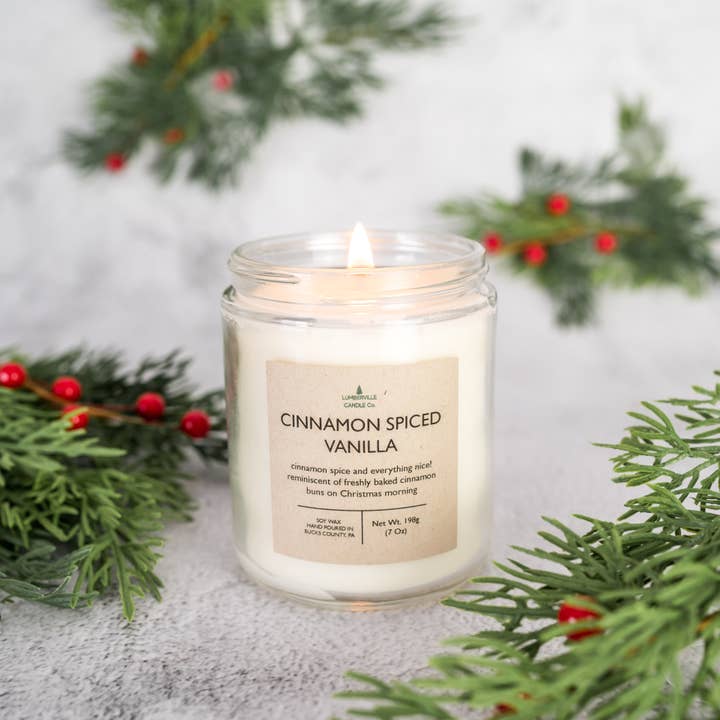 Lumberville Candle Co. - Wholesale Jar/Filled Candle - Cinnamon Spiced Vanilla4