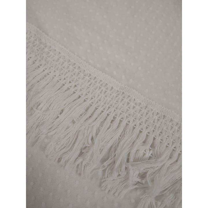 Susana Escribano - Wholesale Wrap - Women's - Flamenco shawl with plumeti fabric for women19